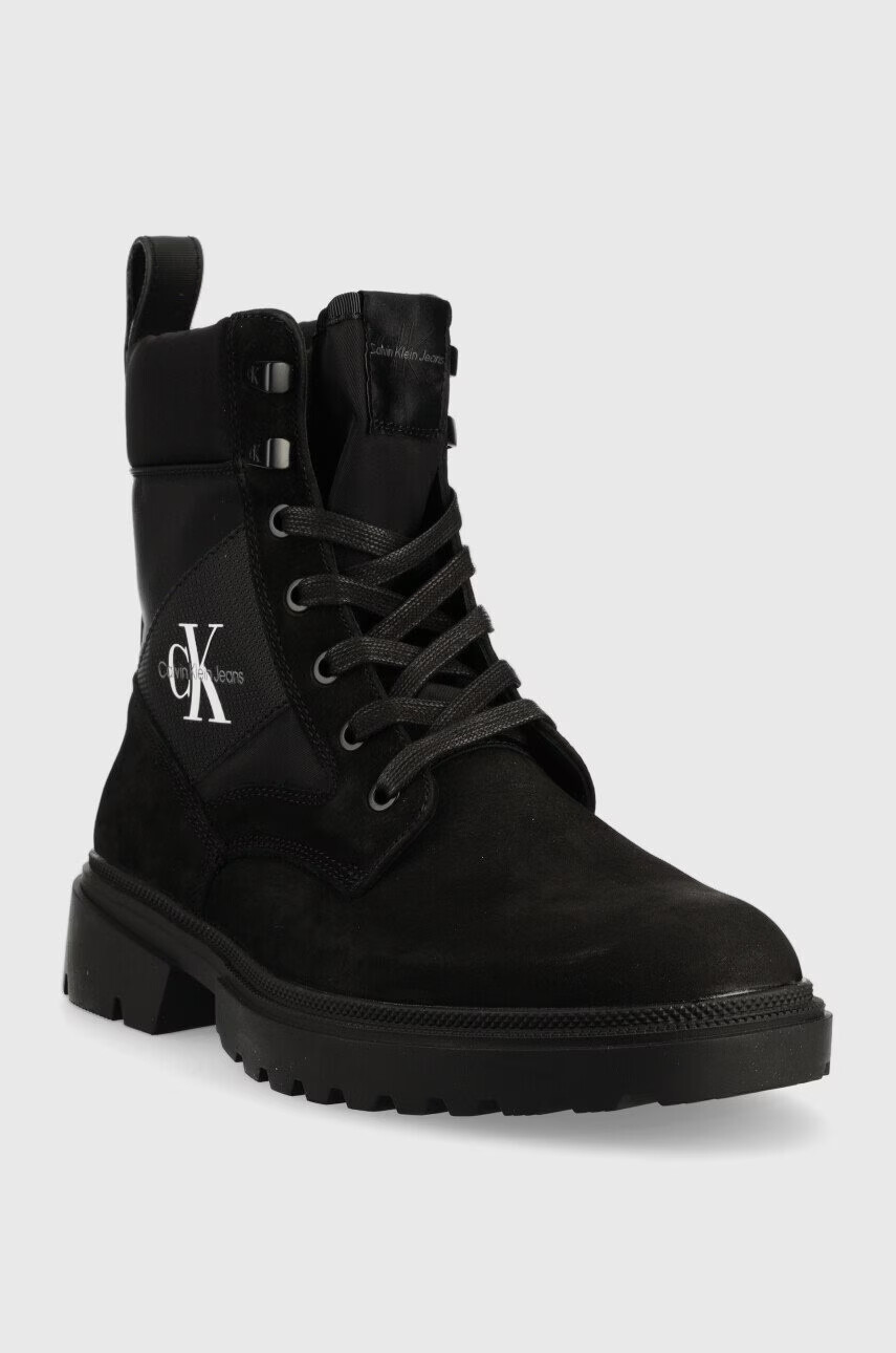 Calvin Klein Jeans Туристически обувки Chunky Hiking Boot в черно - Pepit.bg