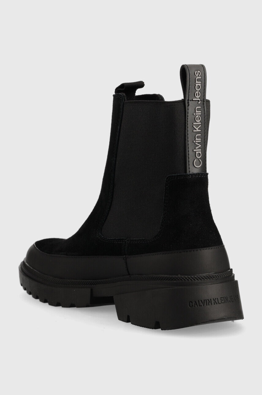 Calvin Klein Jeans Велурени боти челси Chunky Chelsea Boot - Pepit.bg