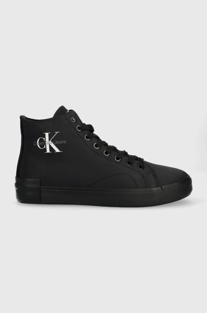 Calvin Klein Jeans Високи кецове Ess Vulcanized Laceup Mid Ny - Pepit.bg