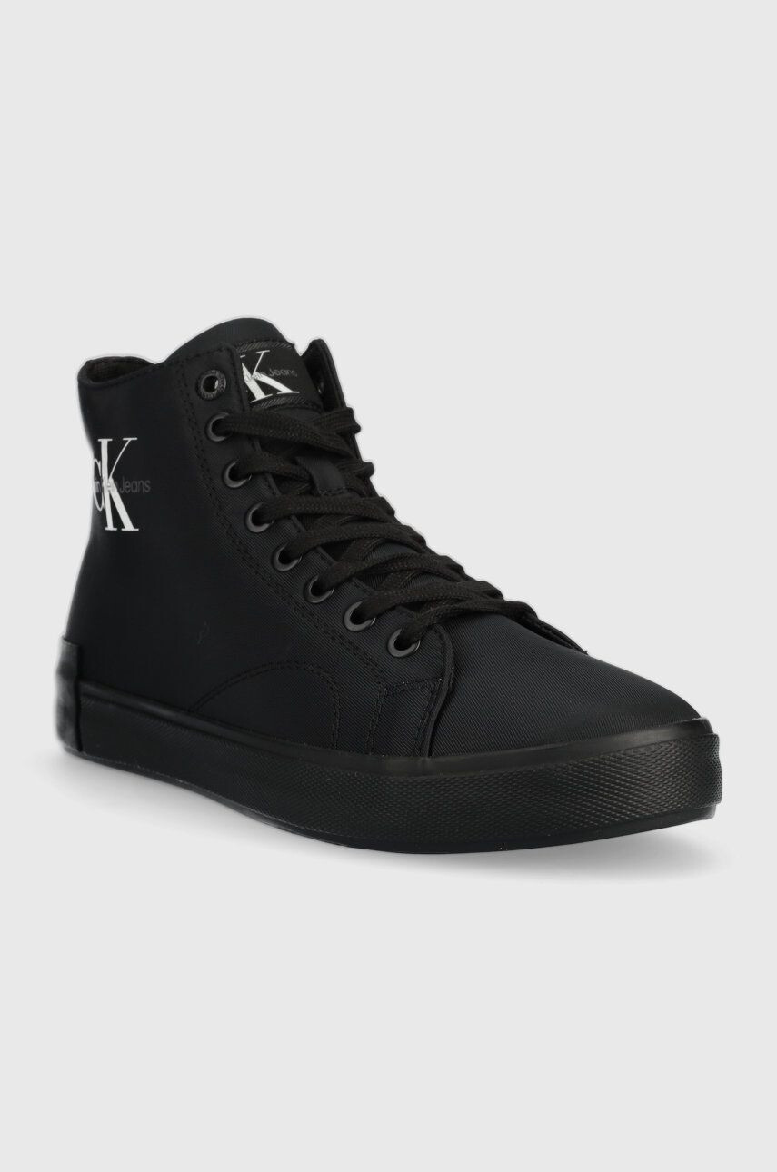 Calvin Klein Jeans Високи кецове Ess Vulcanized Laceup Mid Ny - Pepit.bg