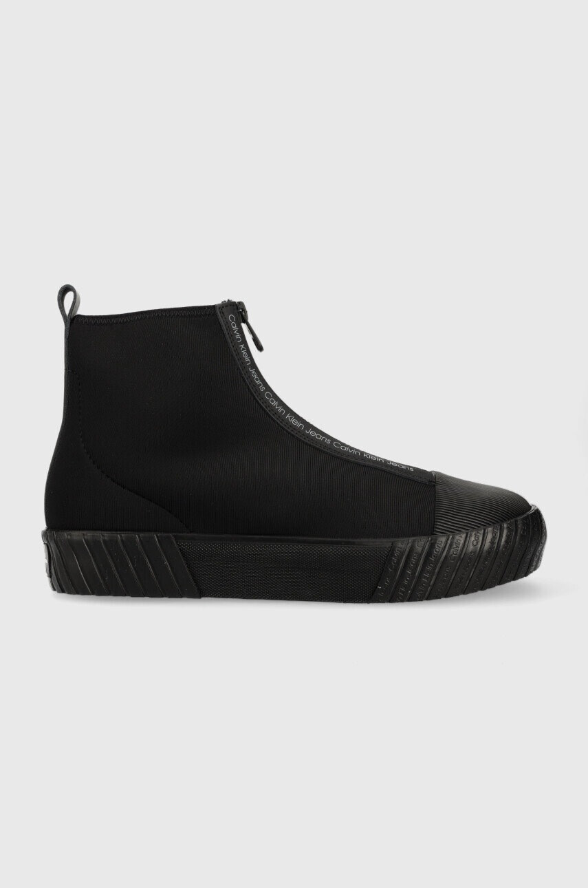 Calvin Klein Jeans Високи кецове Skater Vulcanized Mid Zip - Pepit.bg