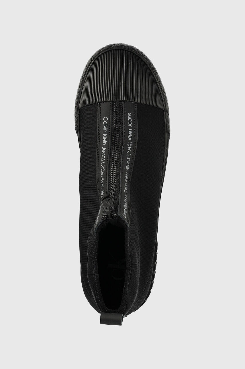 Calvin Klein Jeans Високи кецове Skater Vulcanized Mid Zip - Pepit.bg