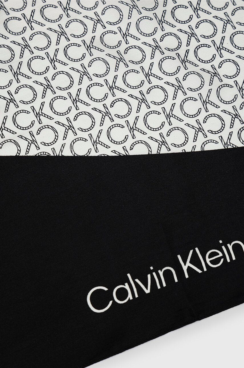 Calvin Klein Копринено шалче - Pepit.bg