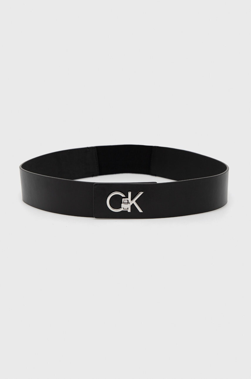 Calvin Klein Кожен колан дамски в черно - Pepit.bg