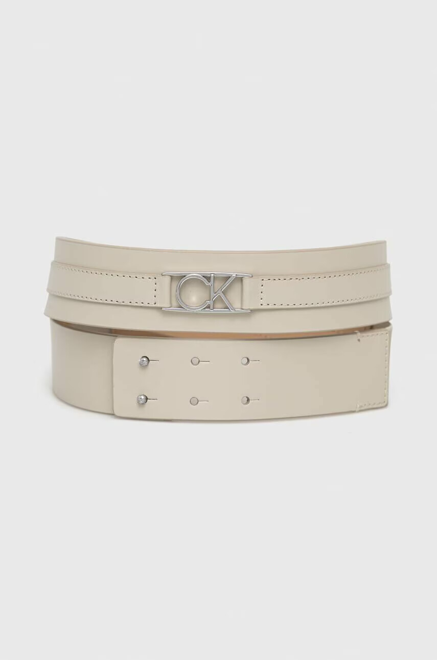 Calvin Klein Кожен колан дамски в черно - Pepit.bg
