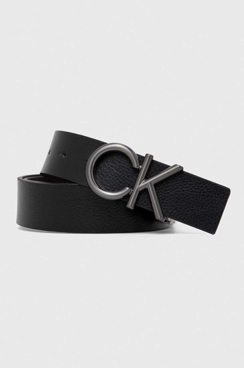 Calvin Klein Кожен колан с две лица дамски в бежово - Pepit.bg