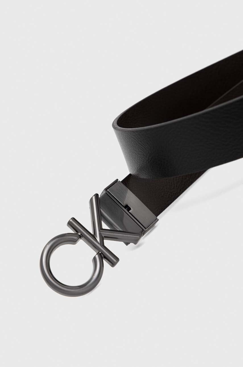 Calvin Klein Кожен колан с две лица дамски в бежово - Pepit.bg