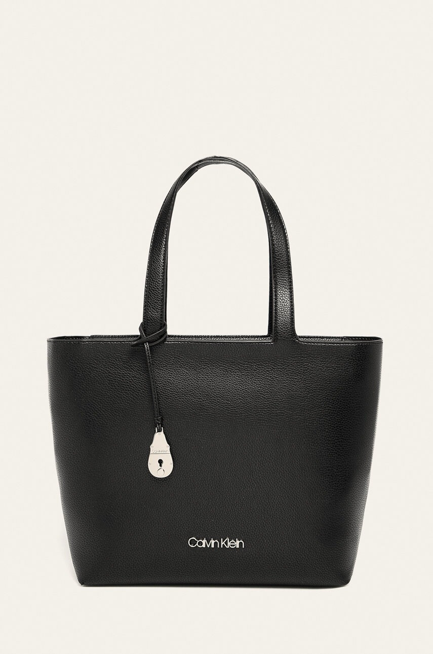 Calvin Klein Кожена чанта - Pepit.bg