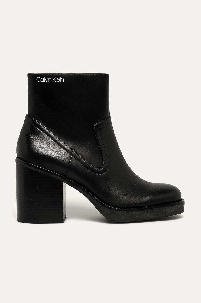 Calvin Klein Кожени боти - Pepit.bg