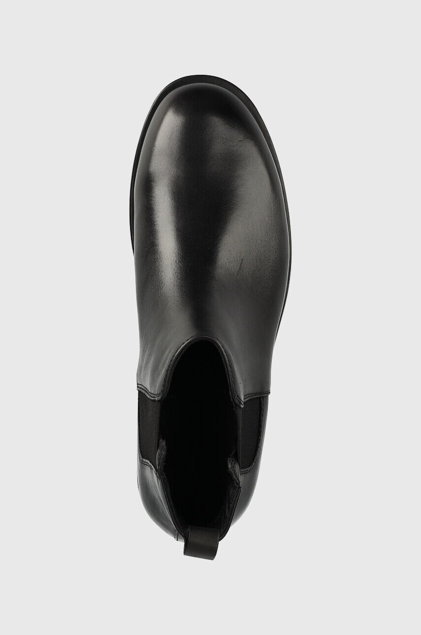 Calvin Klein Кожени боти челси Chelsea Boot в черно - Pepit.bg
