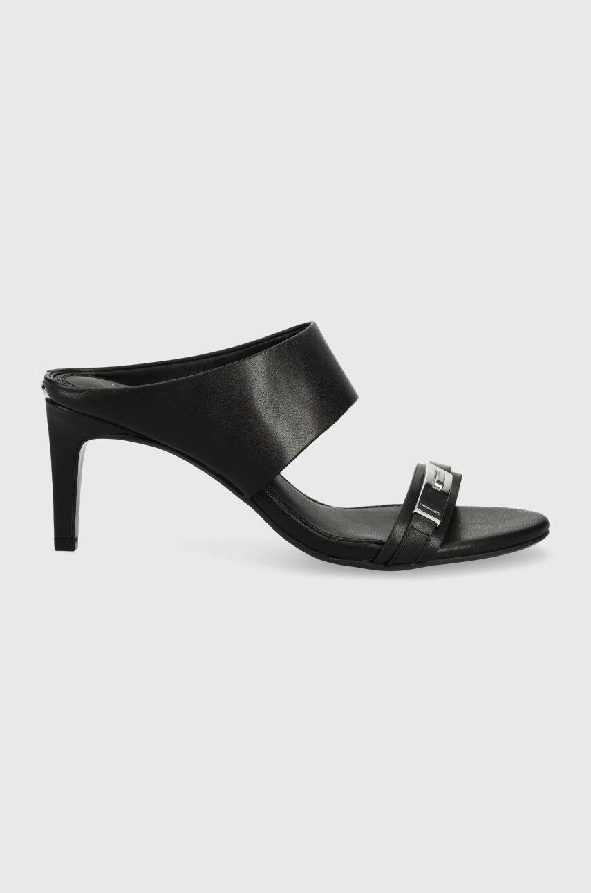 Calvin Klein Кожени чехли Essentia Mule - Pepit.bg