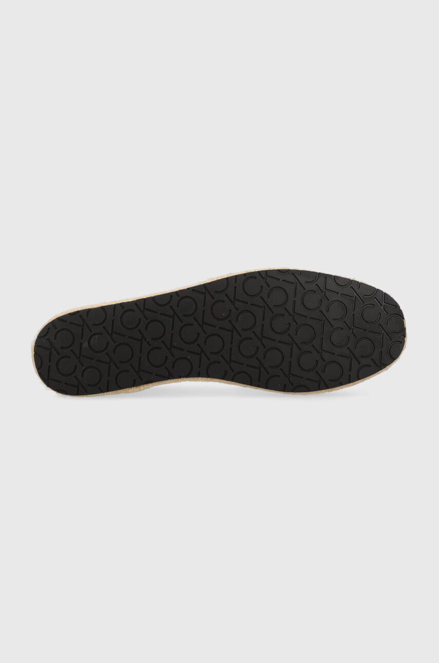 Calvin Klein Кожени еспадрили ESPADRILLE W/HW в бяло HW0HW01457 - Pepit.bg