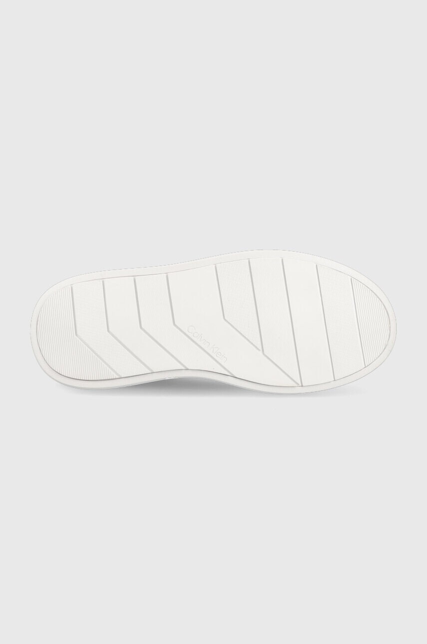 Calvin Klein Кожени маратонки BUBBLE CUPSOLE LACE в черно HW0HW01778 - Pepit.bg