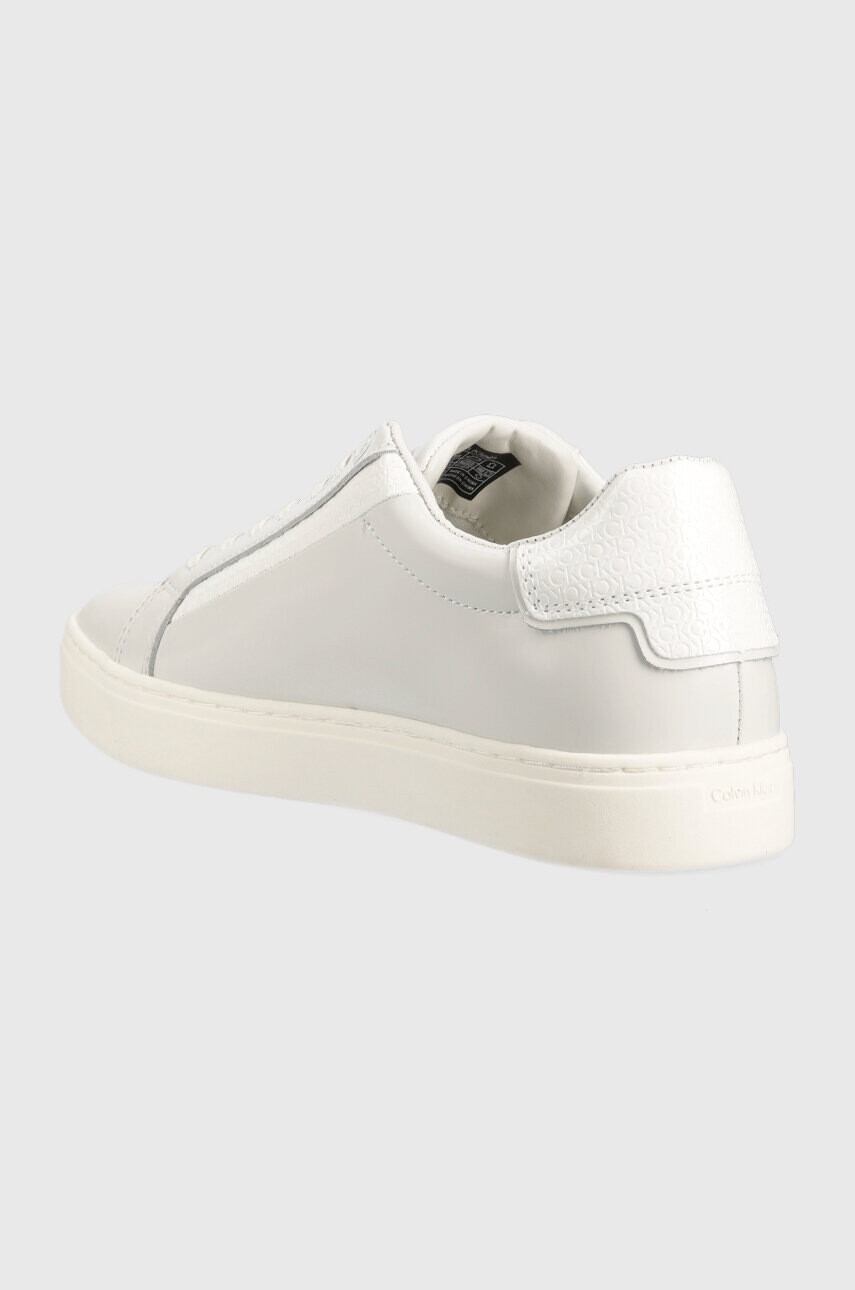 Calvin Klein Кожени маратонки CLEAN CUP LACE UP-NA в бяло HW0HW01592 - Pepit.bg