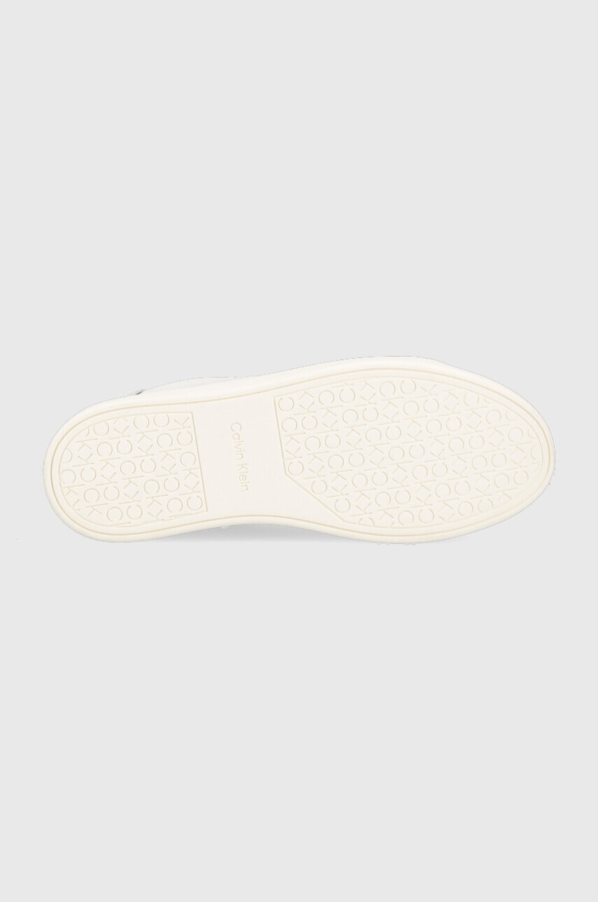 Calvin Klein Кожени маратонки CLEAN CUP LACE UP-NA в бяло HW0HW01592 - Pepit.bg