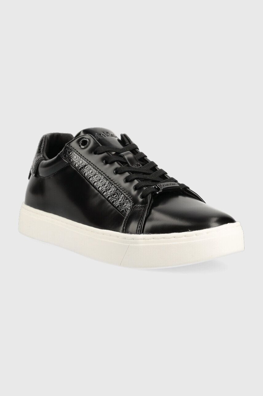 Calvin Klein Кожени маратонки CLEAN CUP LACE UP-NA в черно HW0HW01592 - Pepit.bg