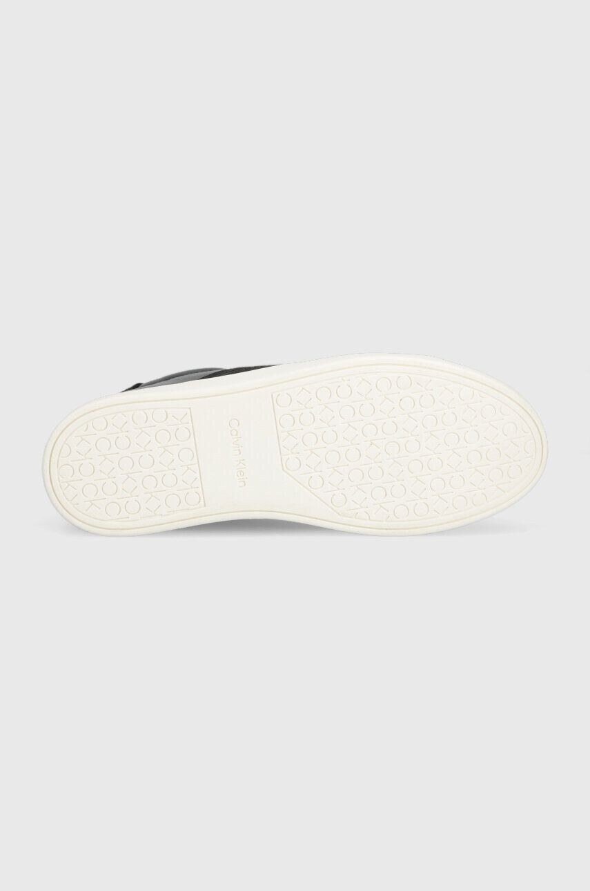 Calvin Klein Кожени маратонки CLEAN CUPSOLE LACE UP - HE в черно HW0HW01415 - Pepit.bg