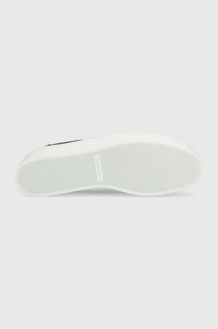 Calvin Klein Кожени маратонки CUPSOLE FLATFORM SLIP ON W/HW в черно HW0HW01421 - Pepit.bg