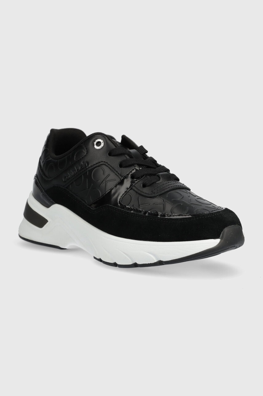 Calvin Klein Кожени маратонки Elevated Runner Lace Up - Pepit.bg