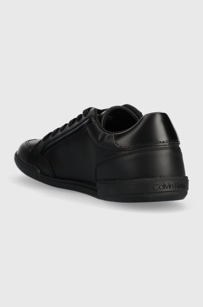 Calvin Klein Кожени маратонки LOW TOP LACE UP LTH в бяло HM0HM01055 - Pepit.bg