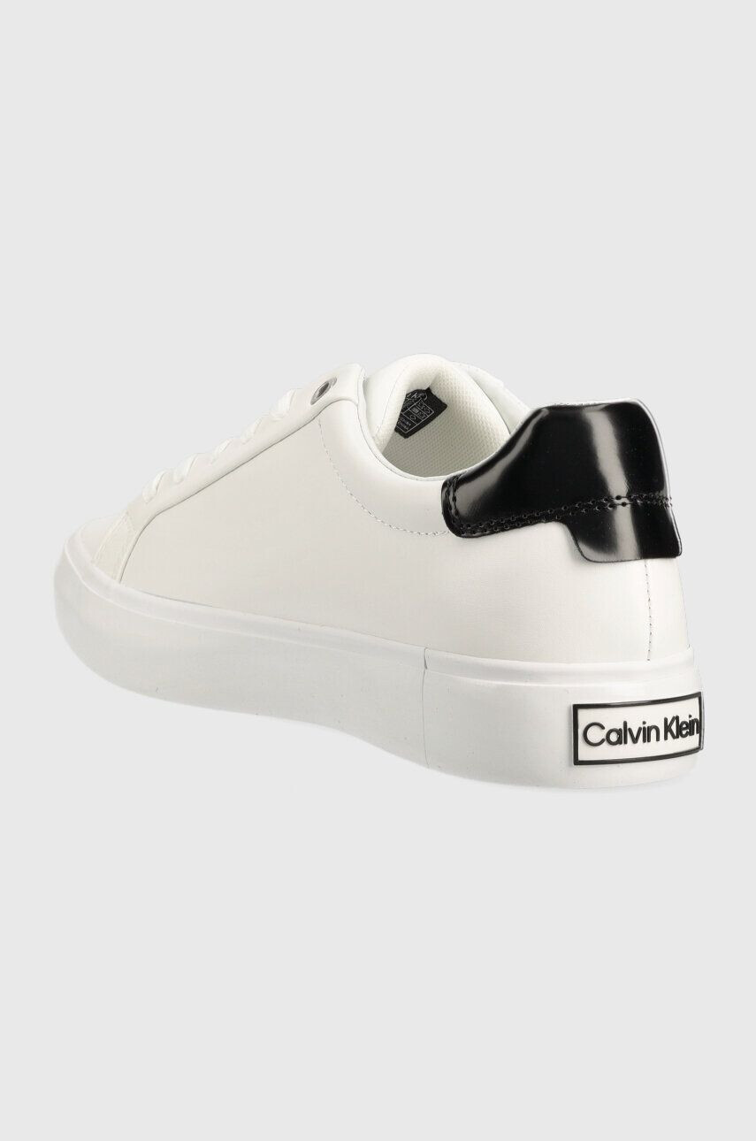 Calvin Klein Кожени маратонки VULC LACE UP в бяло HW0HW01406 - Pepit.bg