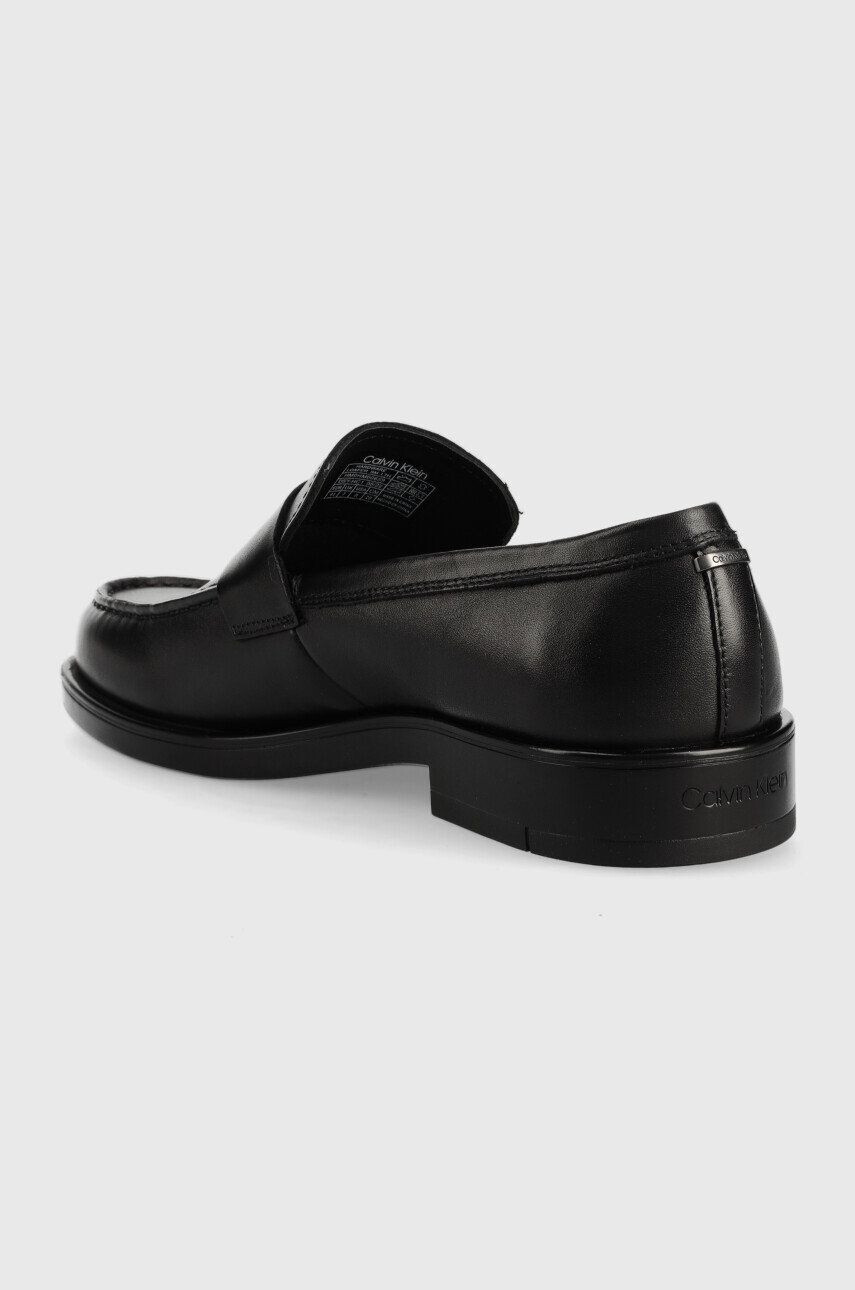 Calvin Klein Кожени мокасини Hardware Loafer Sm Lth в черно - Pepit.bg