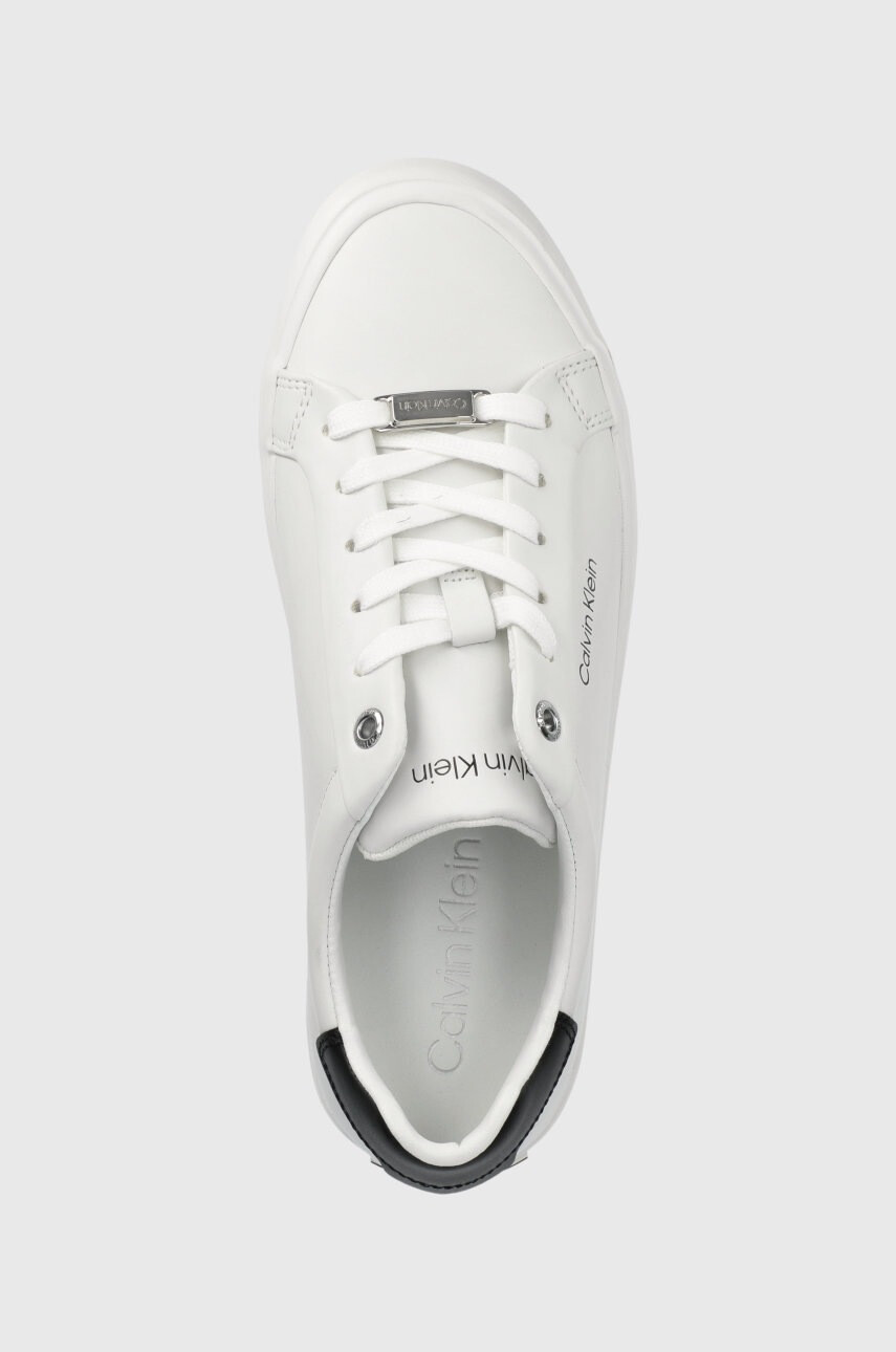 Calvin Klein Кожени обувки в бяло - Pepit.bg