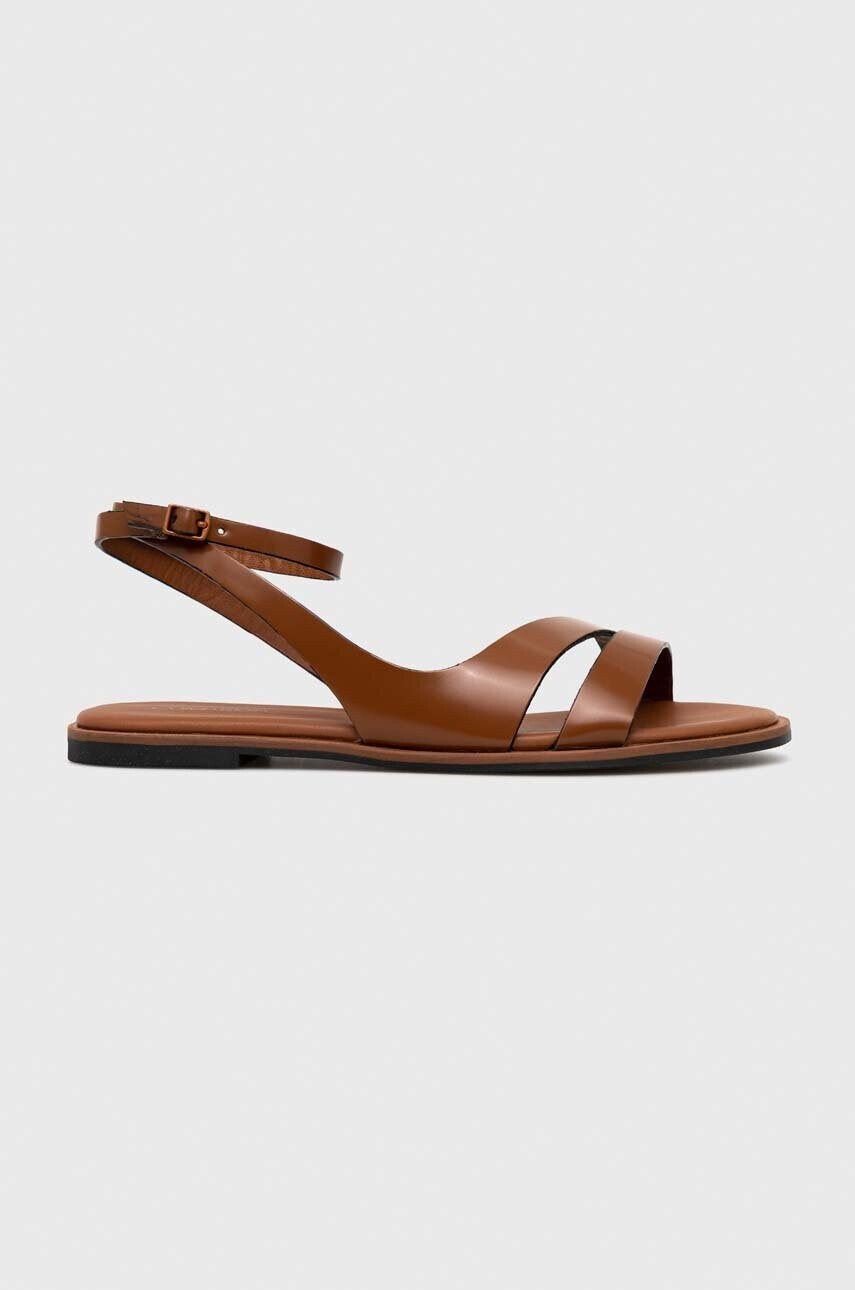 Calvin Klein Кожени сандали ALMOND SANDAL - Pepit.bg