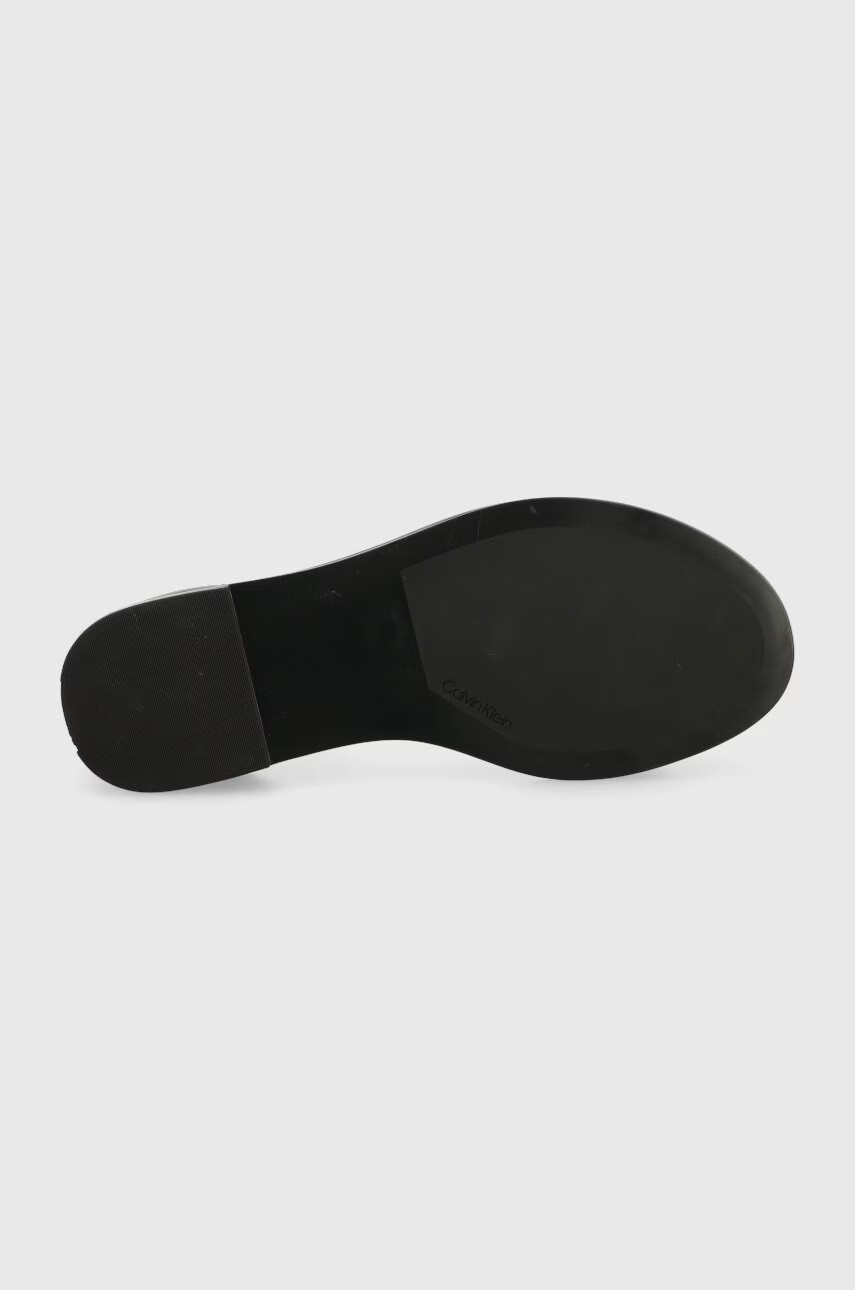 Calvin Klein Кожени сандали Barely There Flat - Pepit.bg