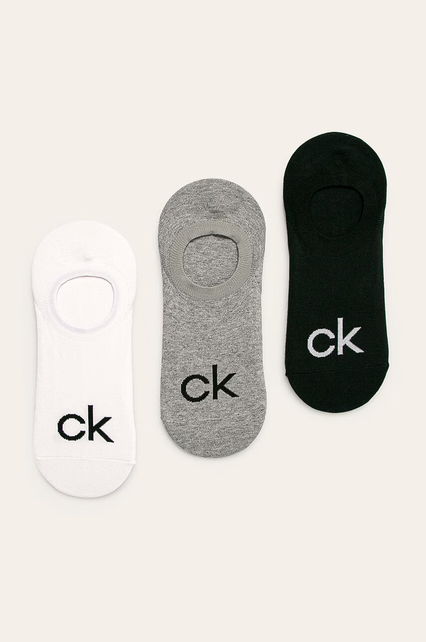 Calvin Klein Къси чорапи (3 бройки) - Pepit.bg