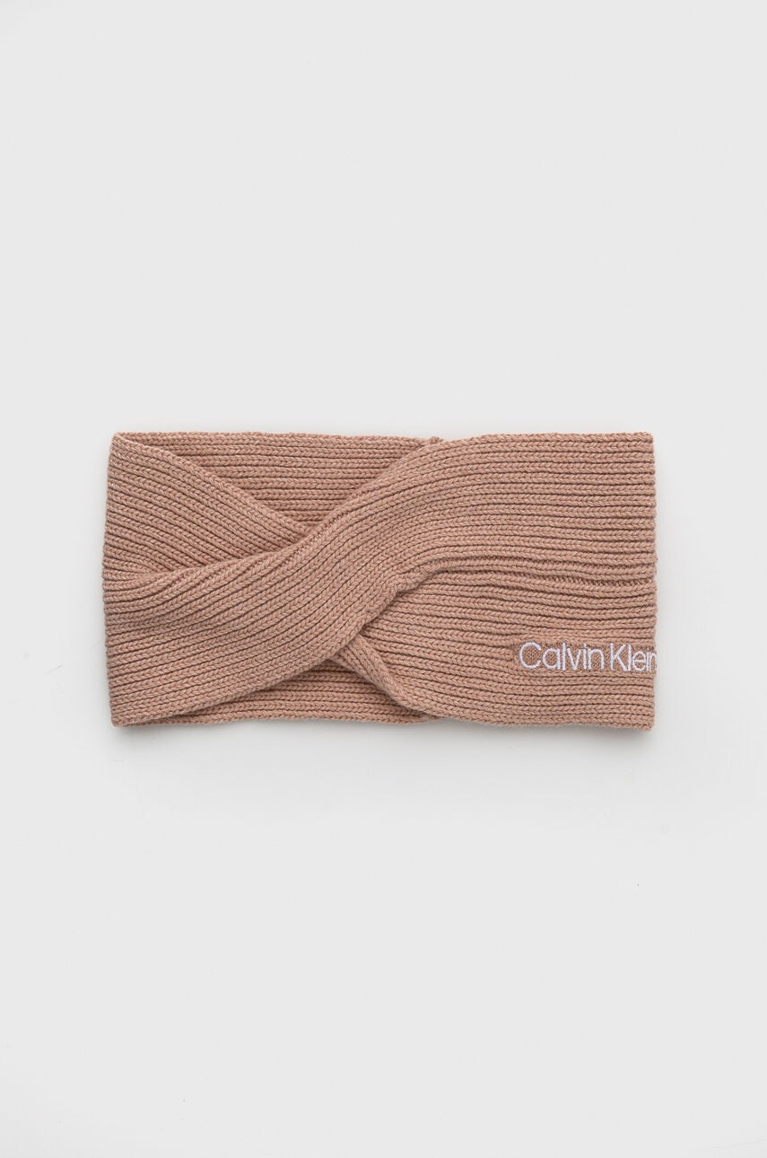 Calvin Klein Лента за глава с вълна - Pepit.bg