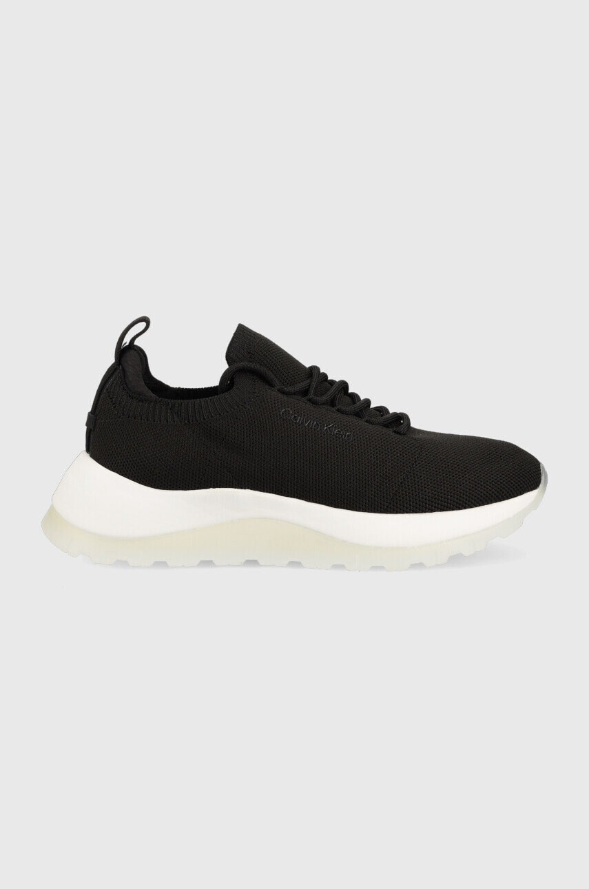 Calvin Klein Маратонки 2 Piece Sole Lace Up в черно - Pepit.bg