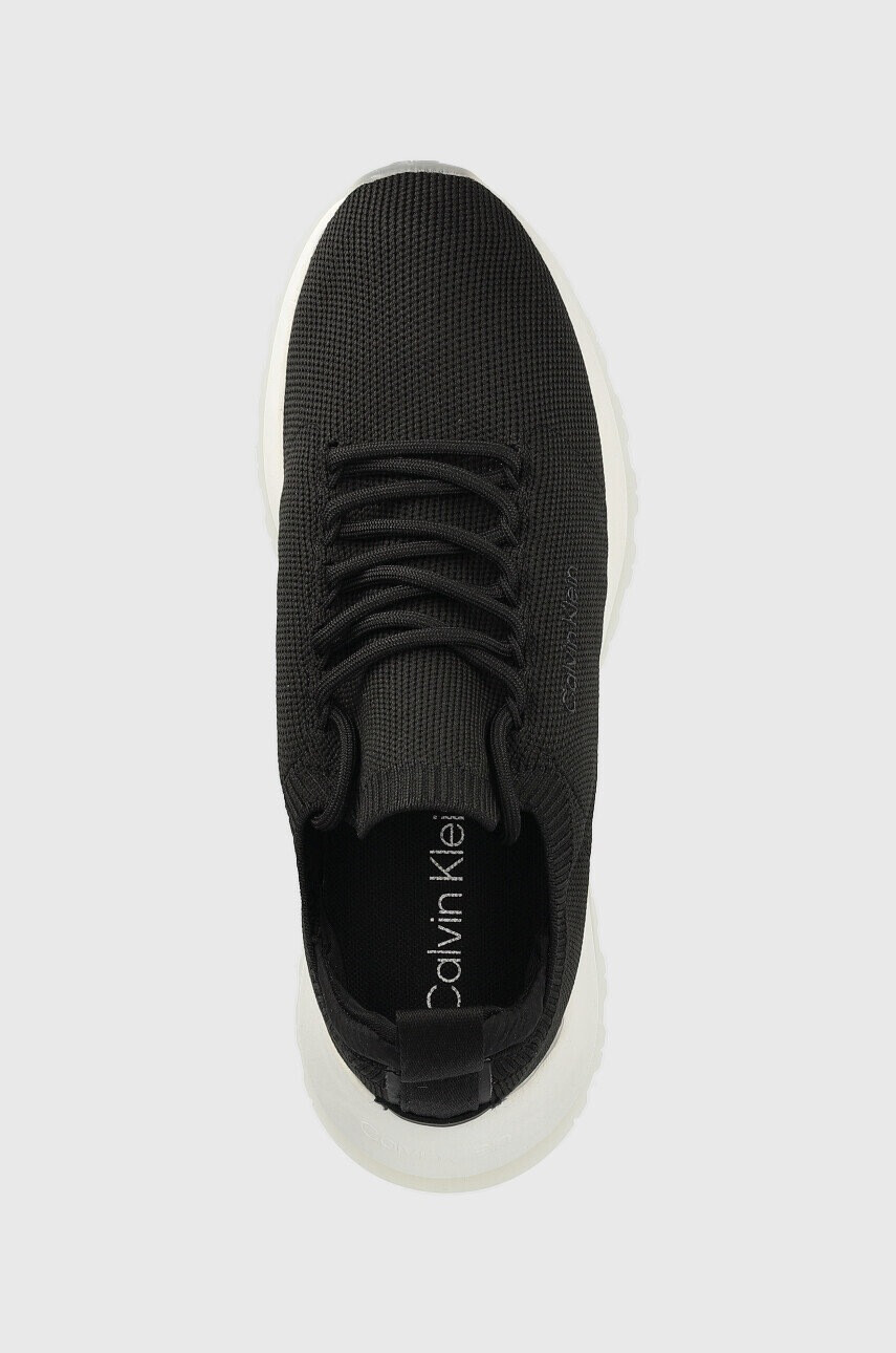 Calvin Klein Маратонки 2 Piece Sole Lace Up в черно - Pepit.bg