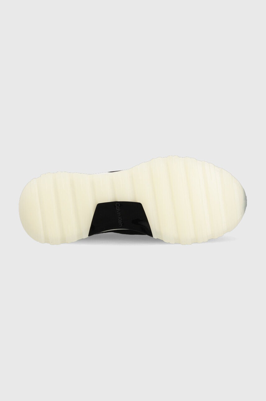 Calvin Klein Маратонки 2 Piece Sole Lace Up в черно - Pepit.bg