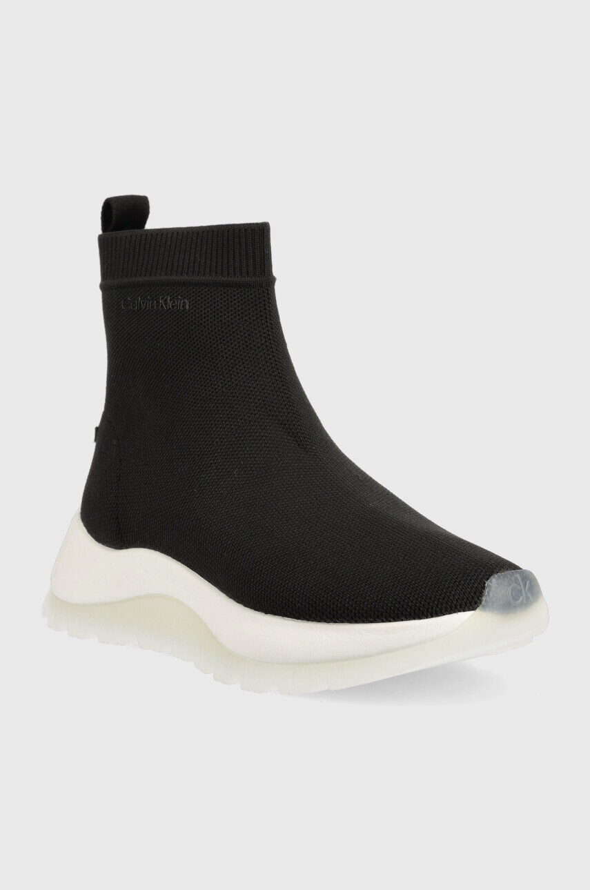 Calvin Klein Маратонки 2 Piece Sole Sock Boot в черно - Pepit.bg