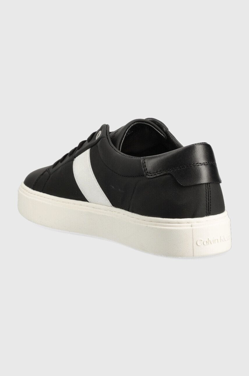 Calvin Klein Маратонки Low Top Lace Up в черно - Pepit.bg