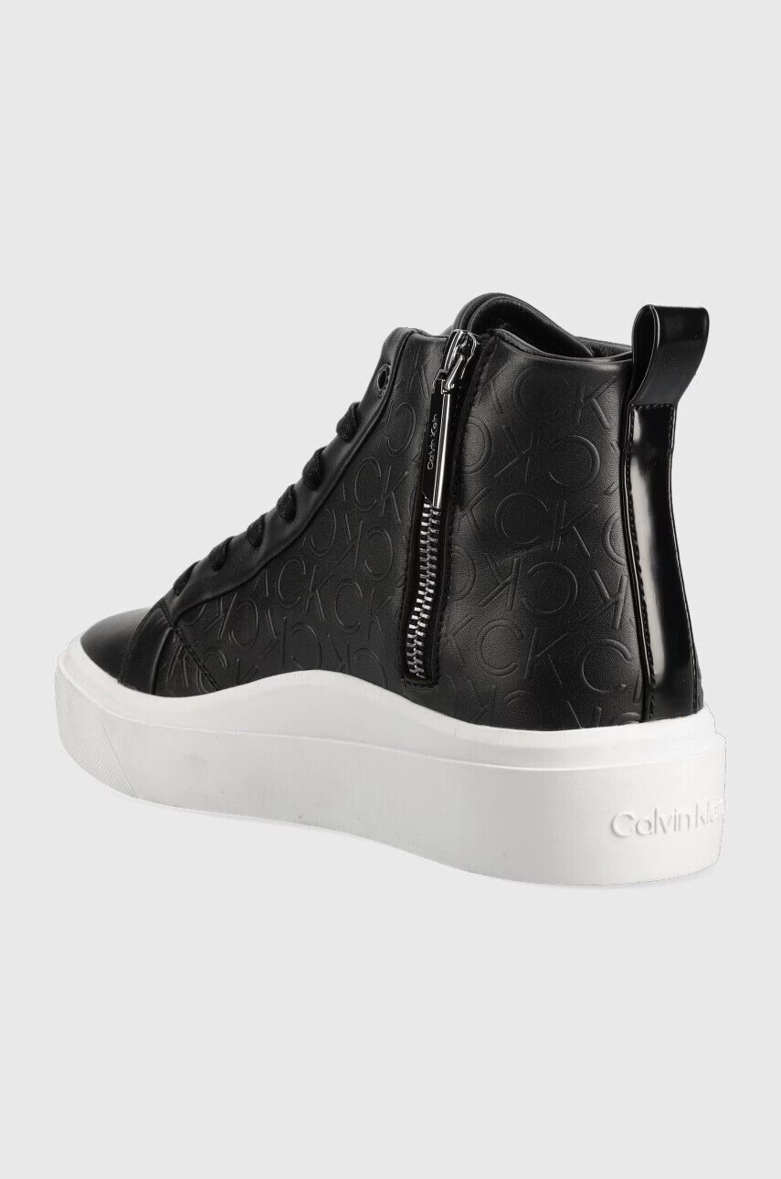 Calvin Klein Маратонки Cupsole Wave High Top в черно - Pepit.bg