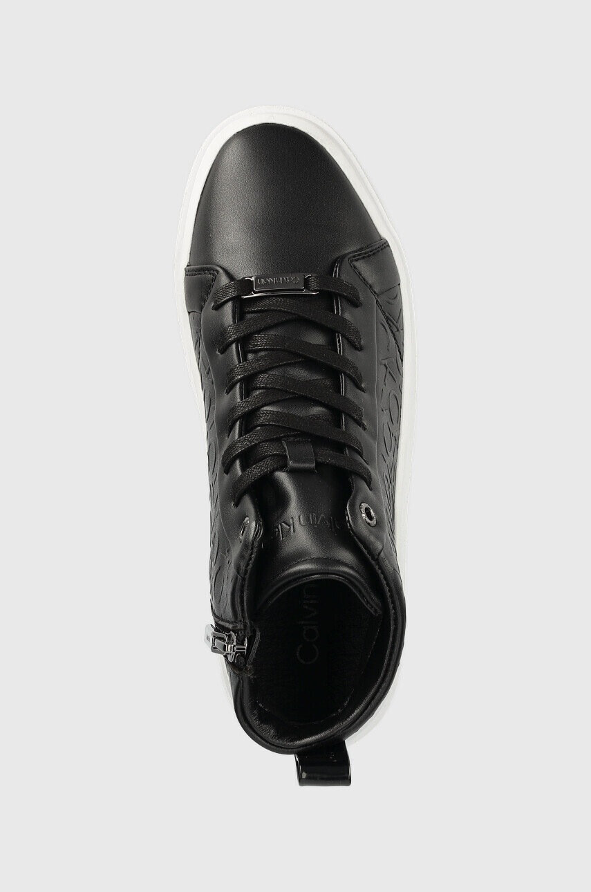 Calvin Klein Маратонки Cupsole Wave High Top в черно - Pepit.bg