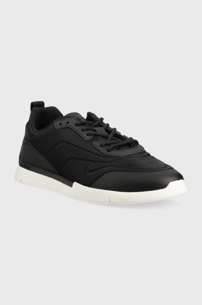 Calvin Klein Маратонки Low Top Lace Up в черно - Pepit.bg