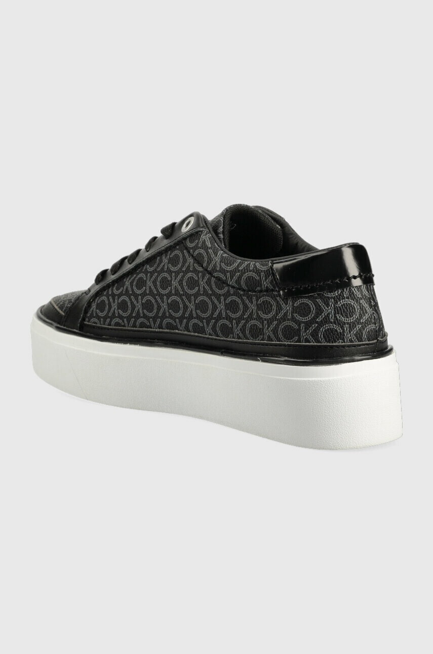 Calvin Klein Маратонки CUPSOLE FLATFORM LACE UP - MONO в черно HW0HW01420 - Pepit.bg