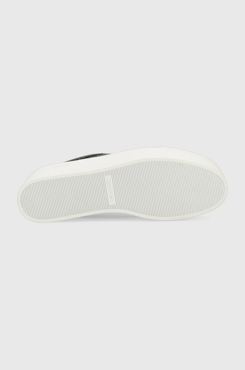 Calvin Klein Маратонки CUPSOLE FLATFORM LACE UP - MONO в черно HW0HW01420 - Pepit.bg
