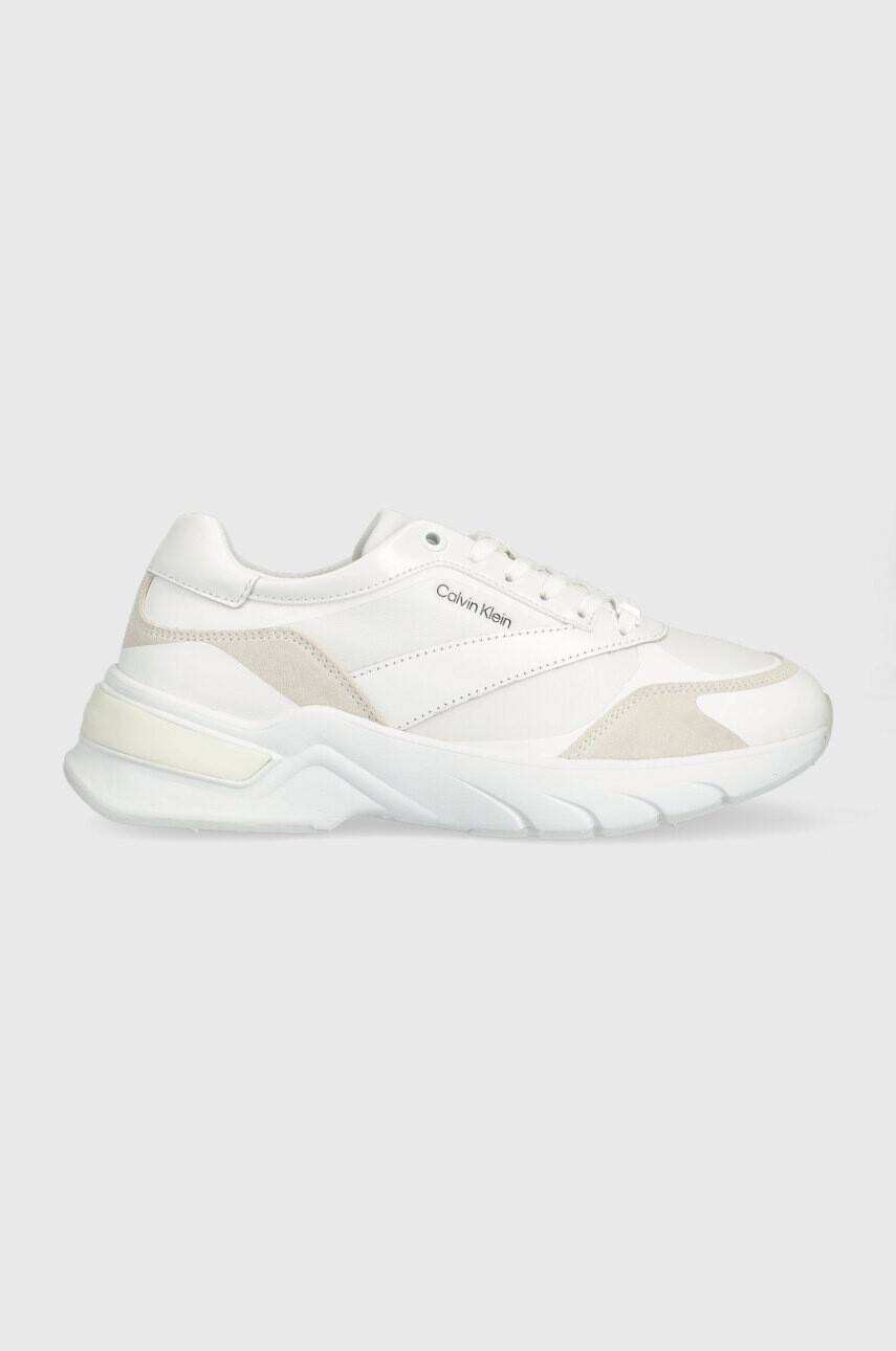 Calvin Klein Маратонки ELEVATED RUNNER LACE UP в бяло HW0HW01442 - Pepit.bg