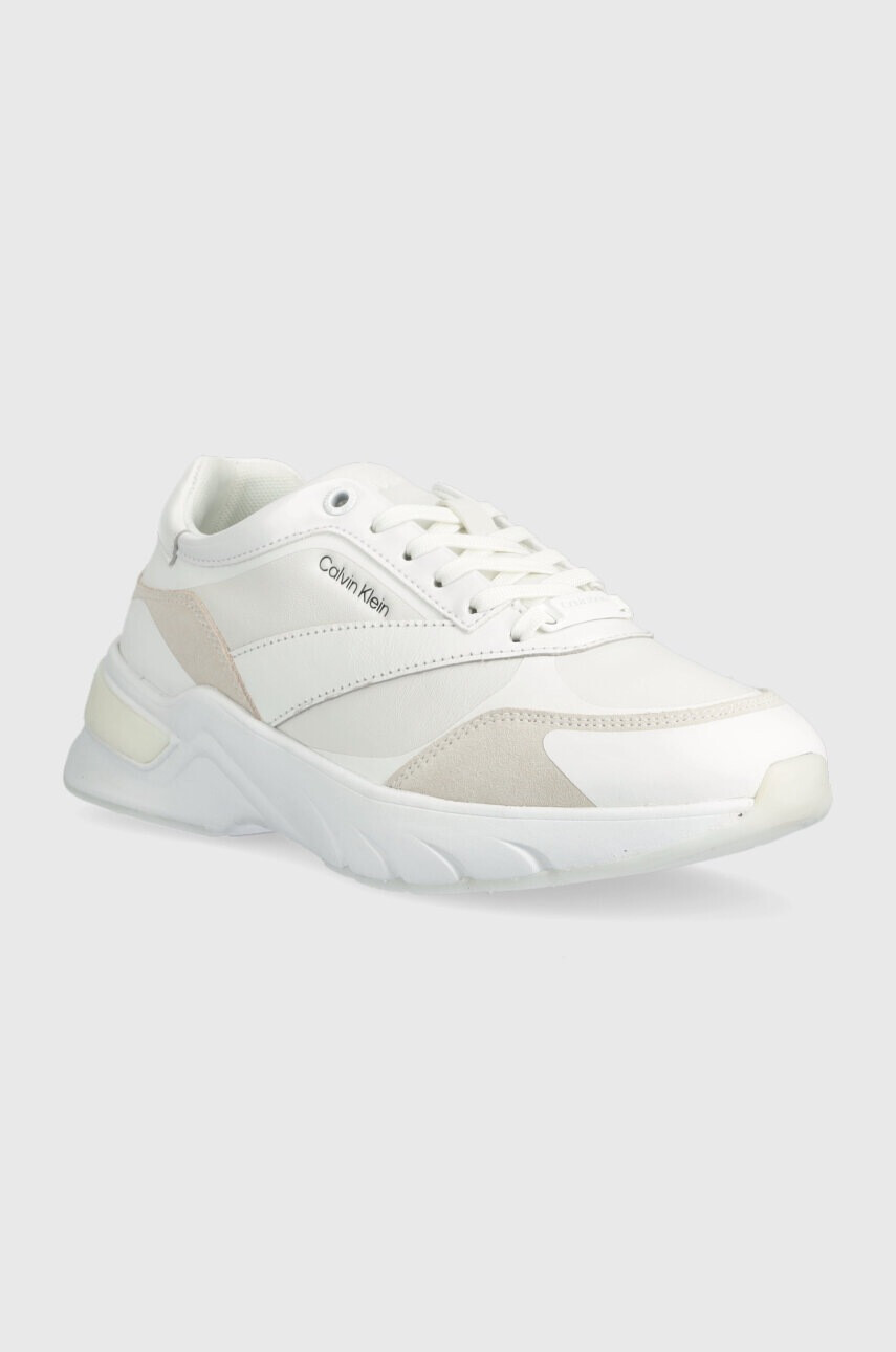 Calvin Klein Маратонки ELEVATED RUNNER LACE UP в бяло HW0HW01442 - Pepit.bg