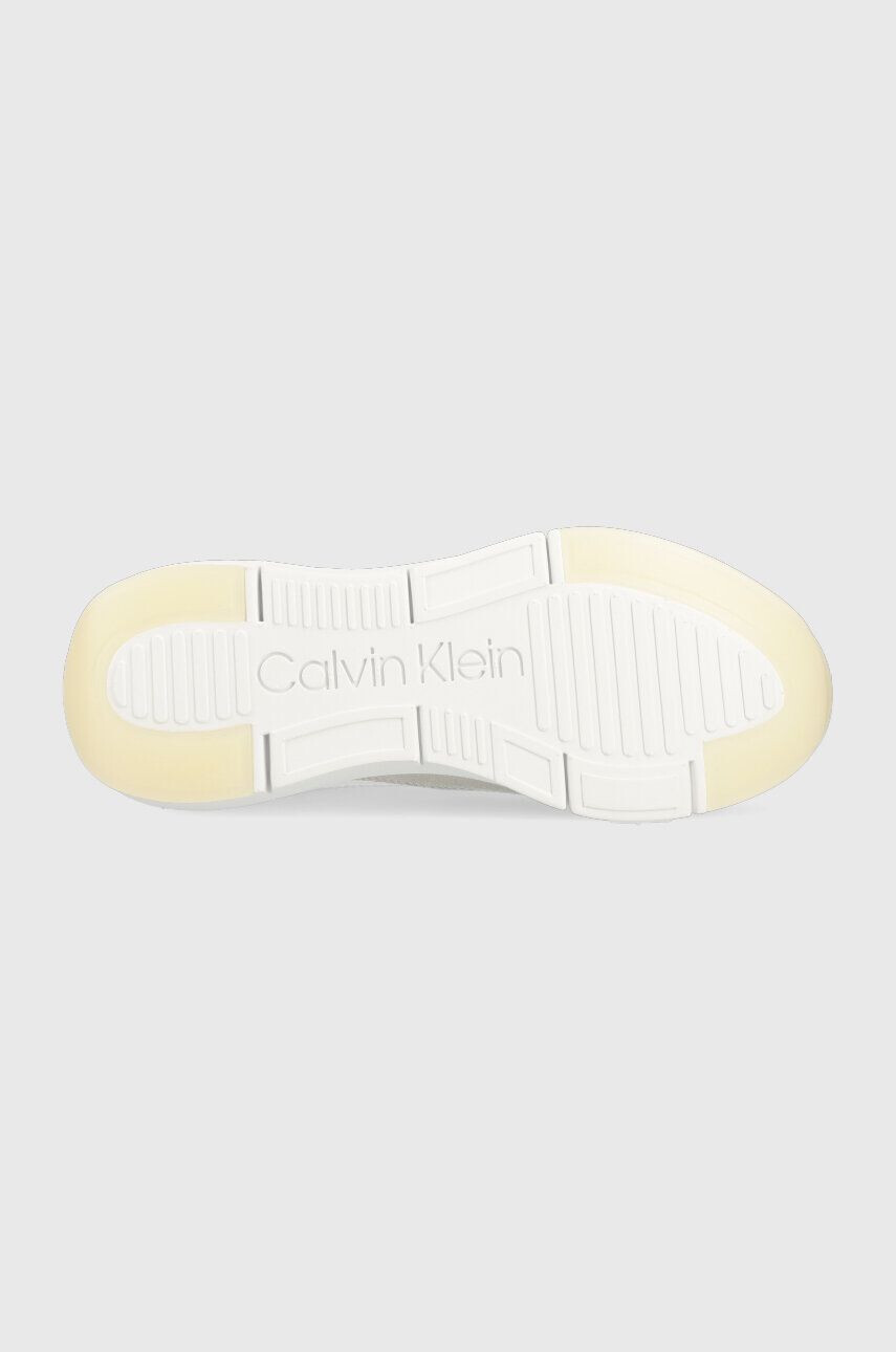 Calvin Klein Маратонки FLEXI RUNNER LACE UP в бяло HW0HW01581 - Pepit.bg