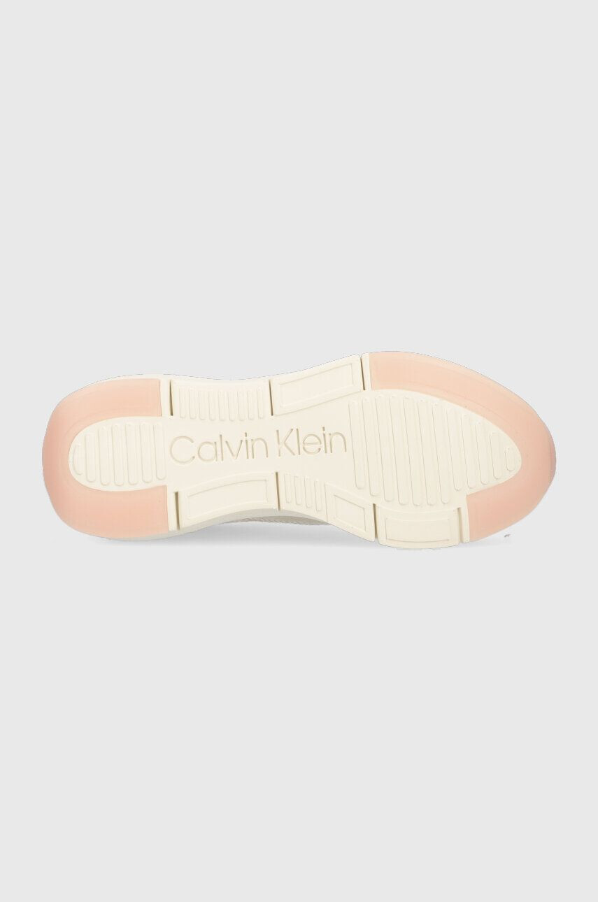 Calvin Klein Маратонки FLEXI RUNNER LACE UP в бяло HW0HW01581 - Pepit.bg