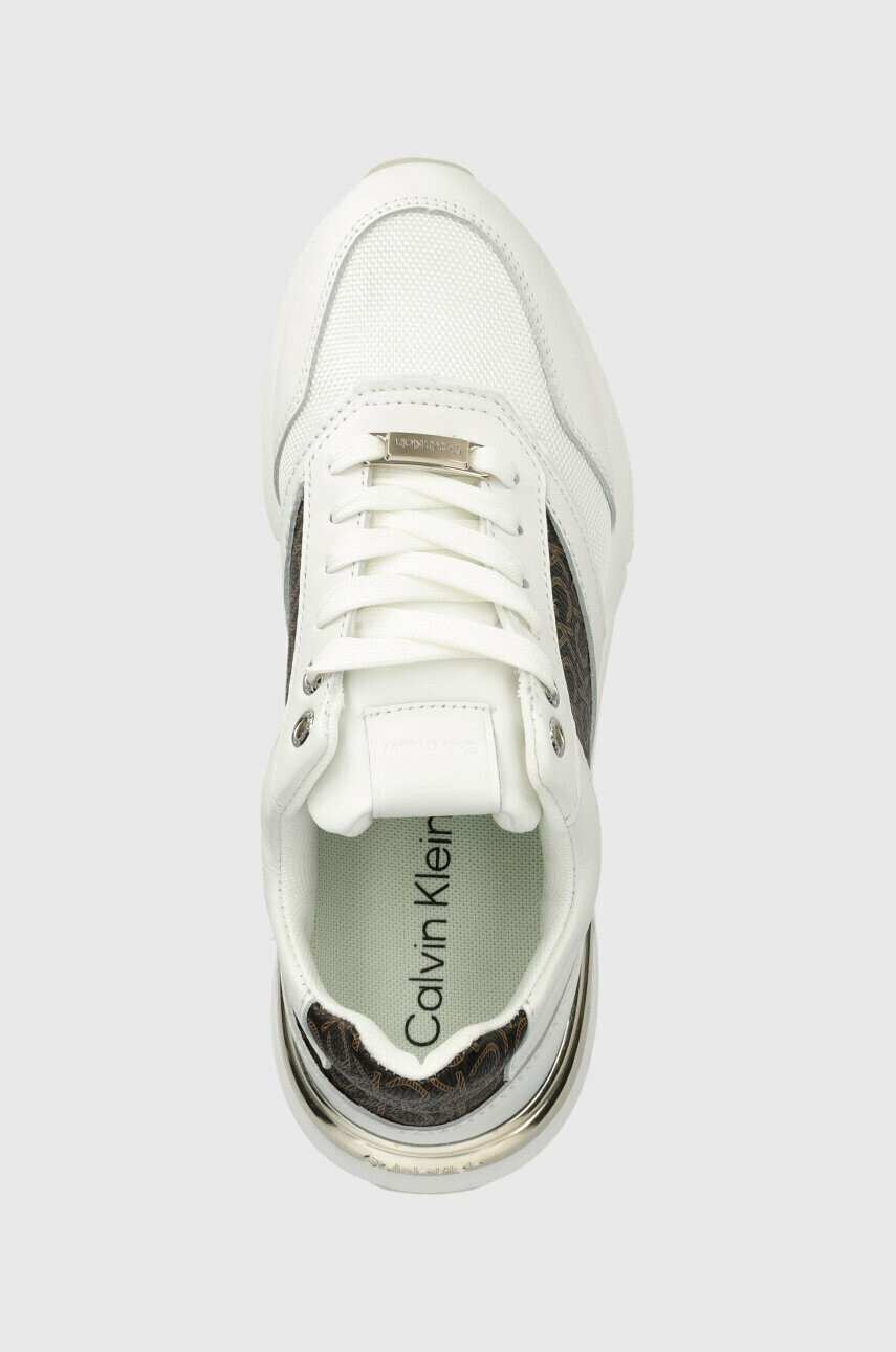 Calvin Klein Маратонки FLEXI RUNNER - MONO в бяло HW0HW01437 - Pepit.bg