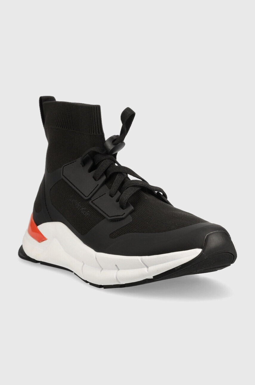 Calvin Klein Маратонки High Top Lace Up Knit - Pepit.bg