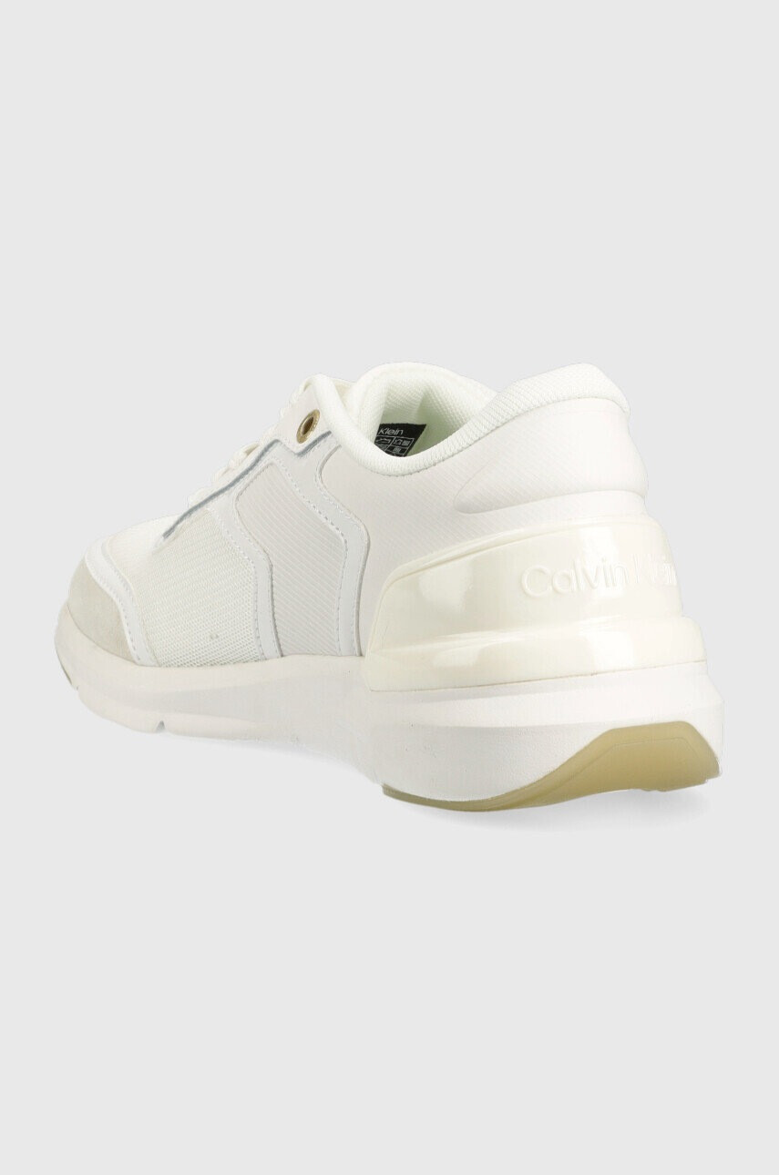Calvin Klein Маратонки HW0HW01370 FLEXI RUNNER LACE UP в бяло - Pepit.bg