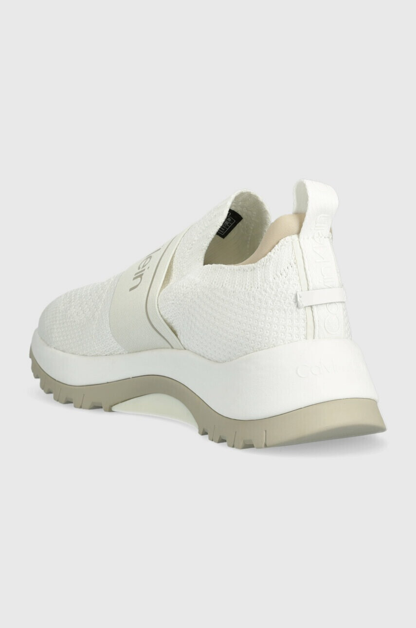 Calvin Klein Маратонки KNIT RUNNER SLIP ON в бяло HW0HW01443 - Pepit.bg