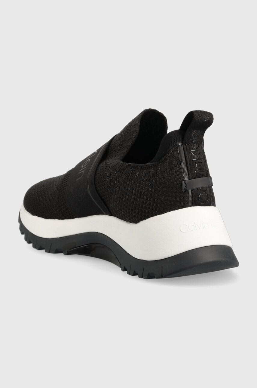 Calvin Klein Маратонки KNIT RUNNER SLIP ON в черно HW0HW01443 - Pepit.bg